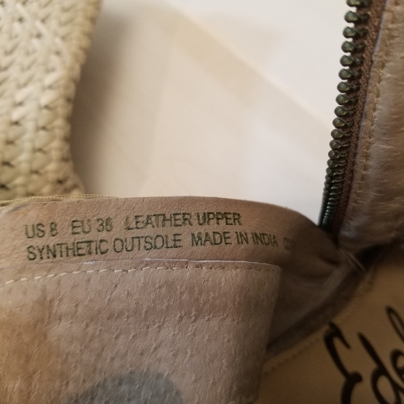 {8} Sam Edelman Cooper Woven Peep Toe Block Heels - Picture 12 of 15